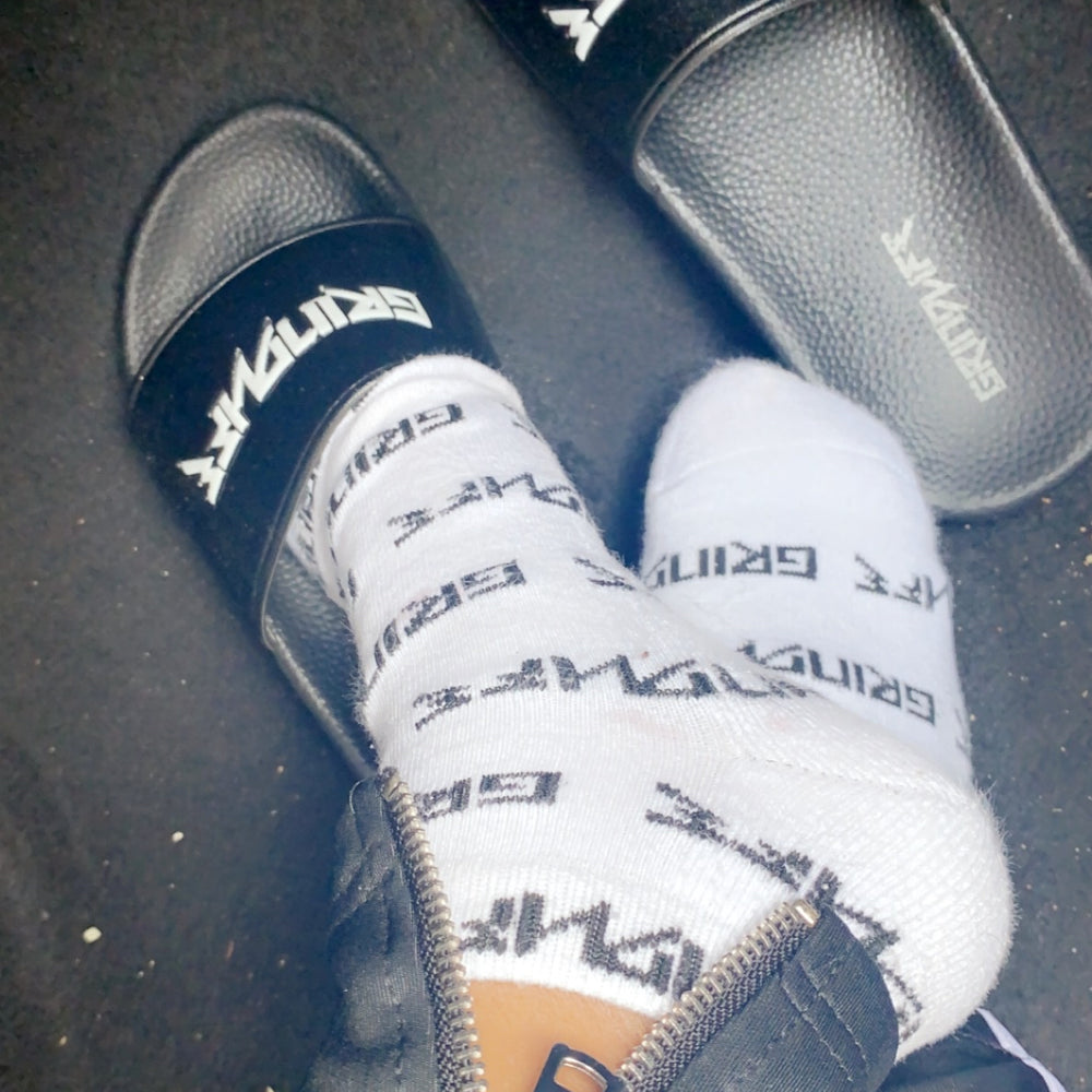 
                      
                        GrindLife All over Ankle Socks White|Black
                      
                    