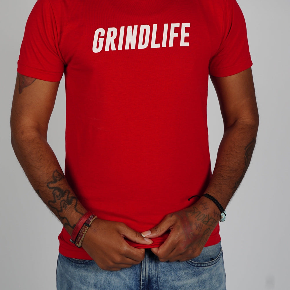 
                      
                        Signature GrindLife Slim Fit T Red|White
                      
                    