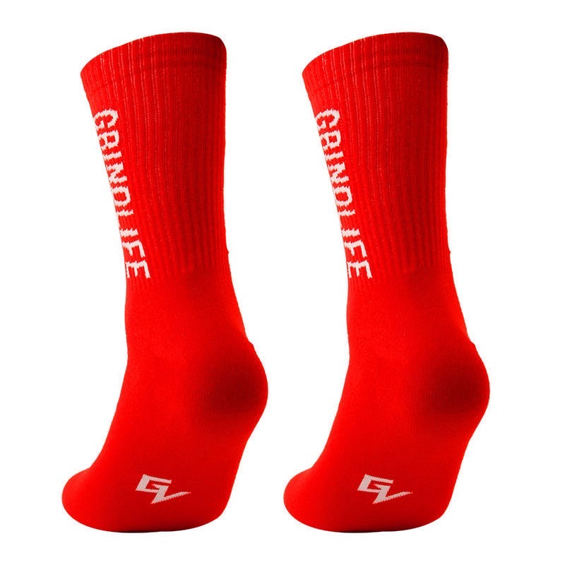 
                      
                        GrindLife Vertical Calf Socks Red
                      
                    